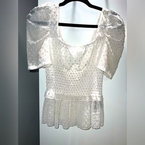 White Alpha & Omega Top